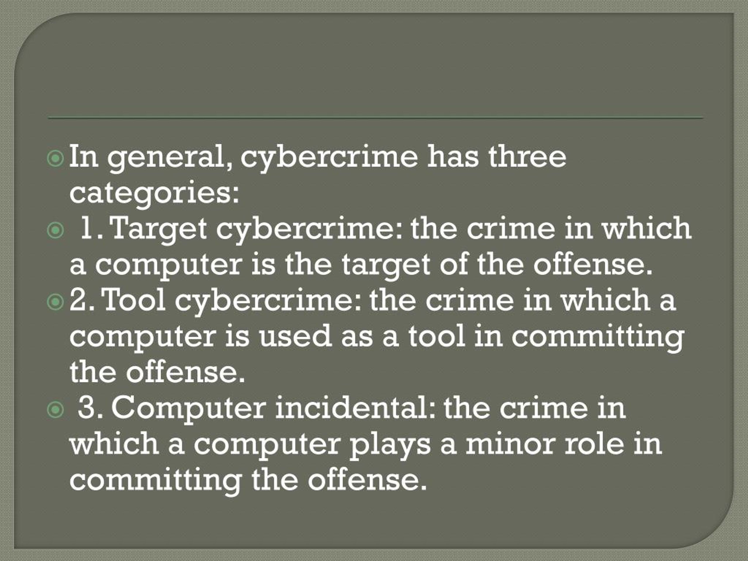 PPT - Cybercrime PowerPoint Presentation, Free Download - ID:7794459