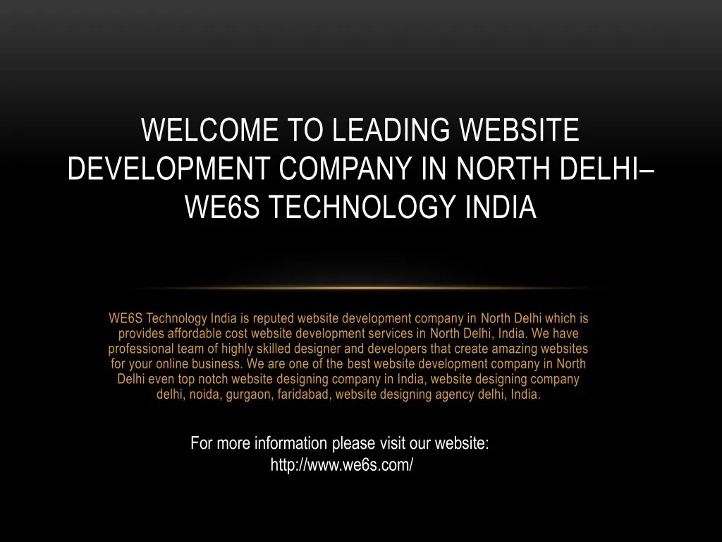 welcome to leading website development company n.