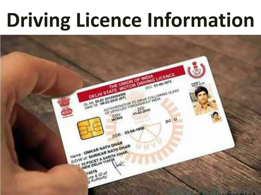 d riving licence information n.