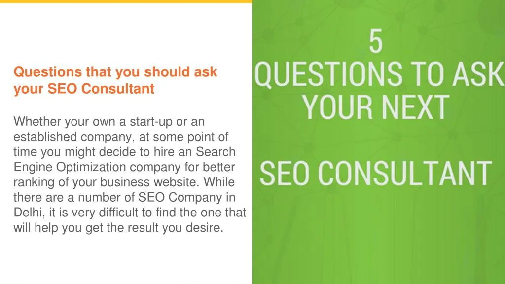 Ppt Questions To Ask Your Seo Consultant Powerpoint Presentation Free Download Id 7803487