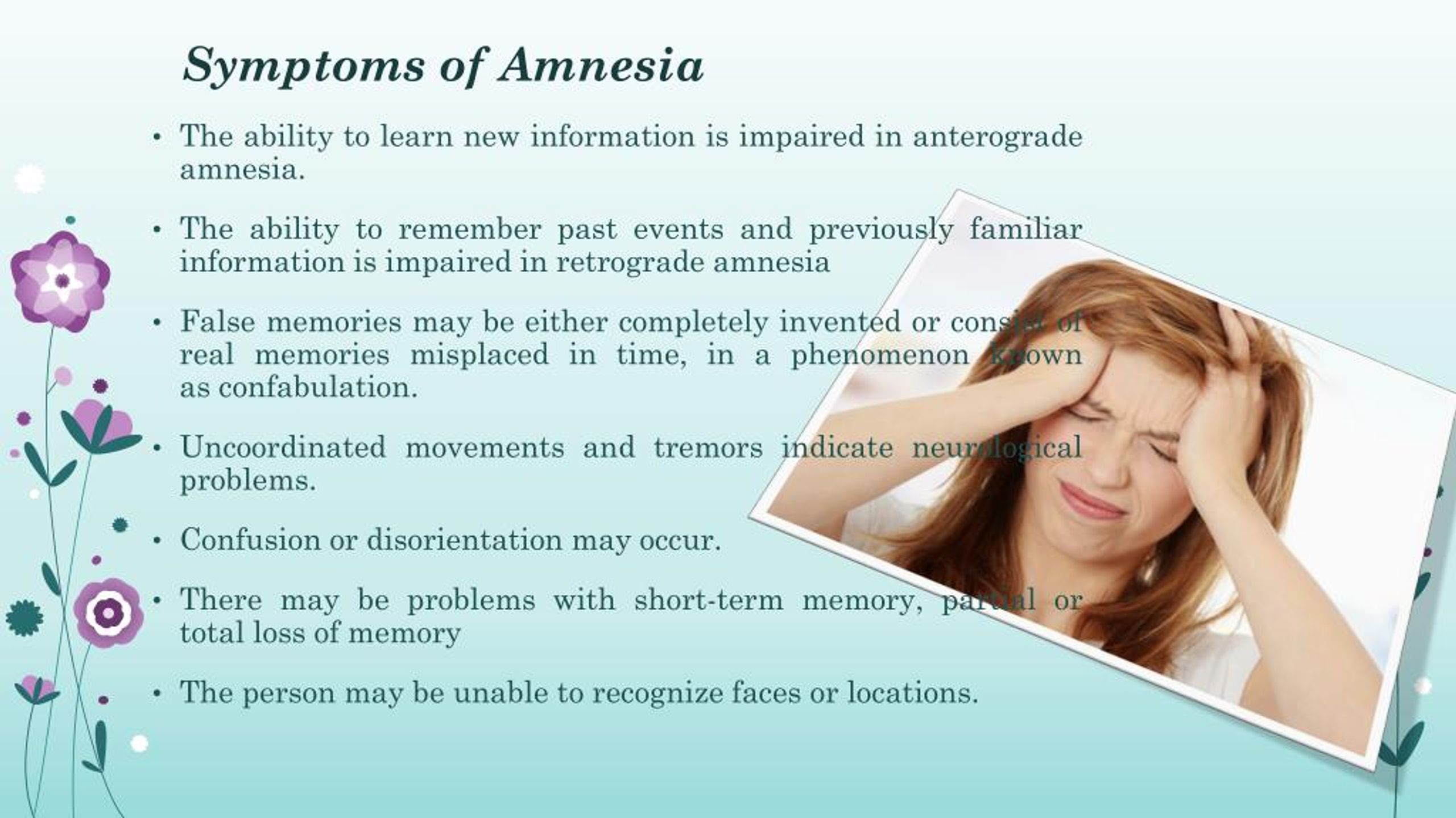 3 Types Of Amnesia Psychology NationalFlex