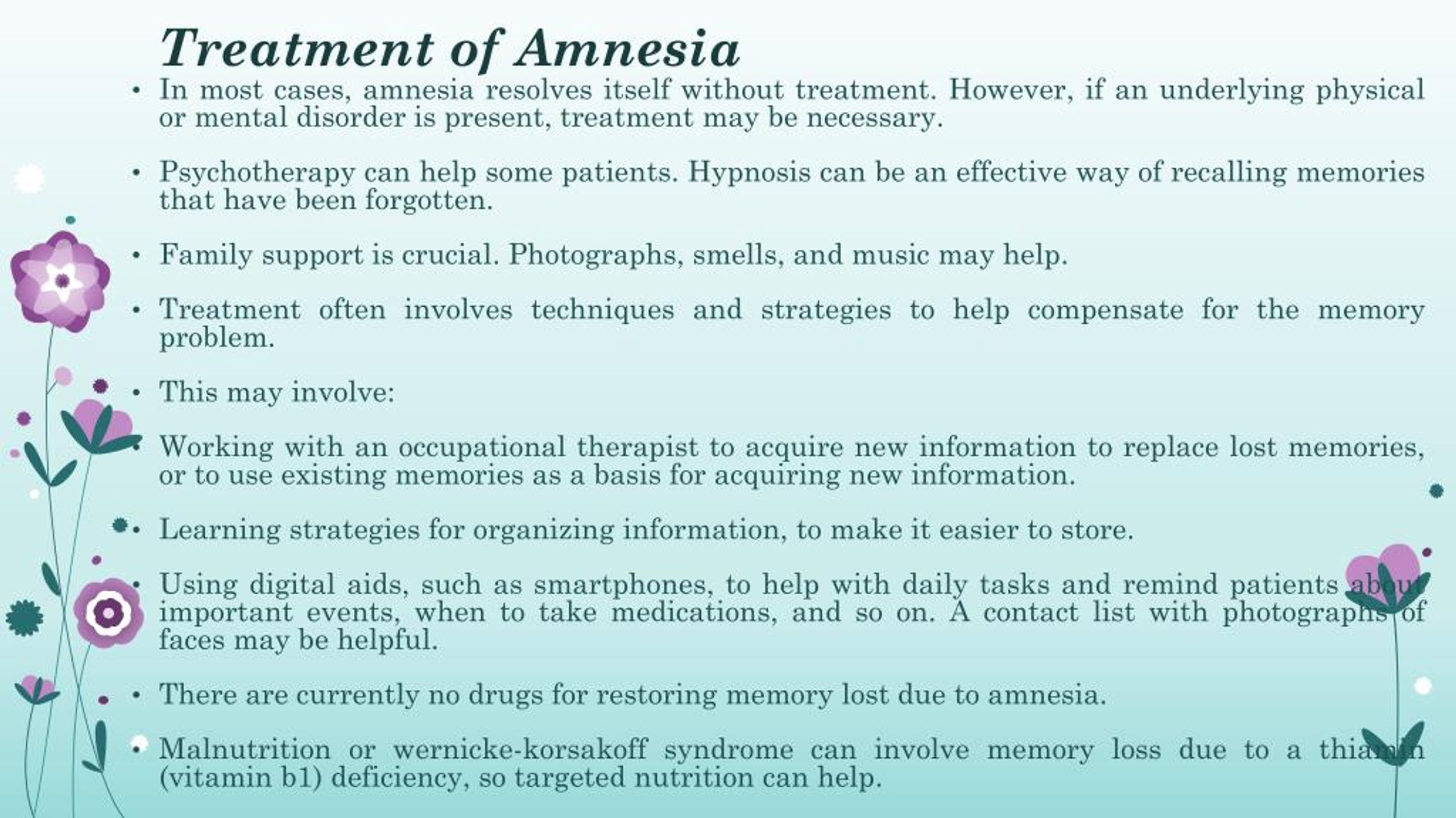 both types of amnesia