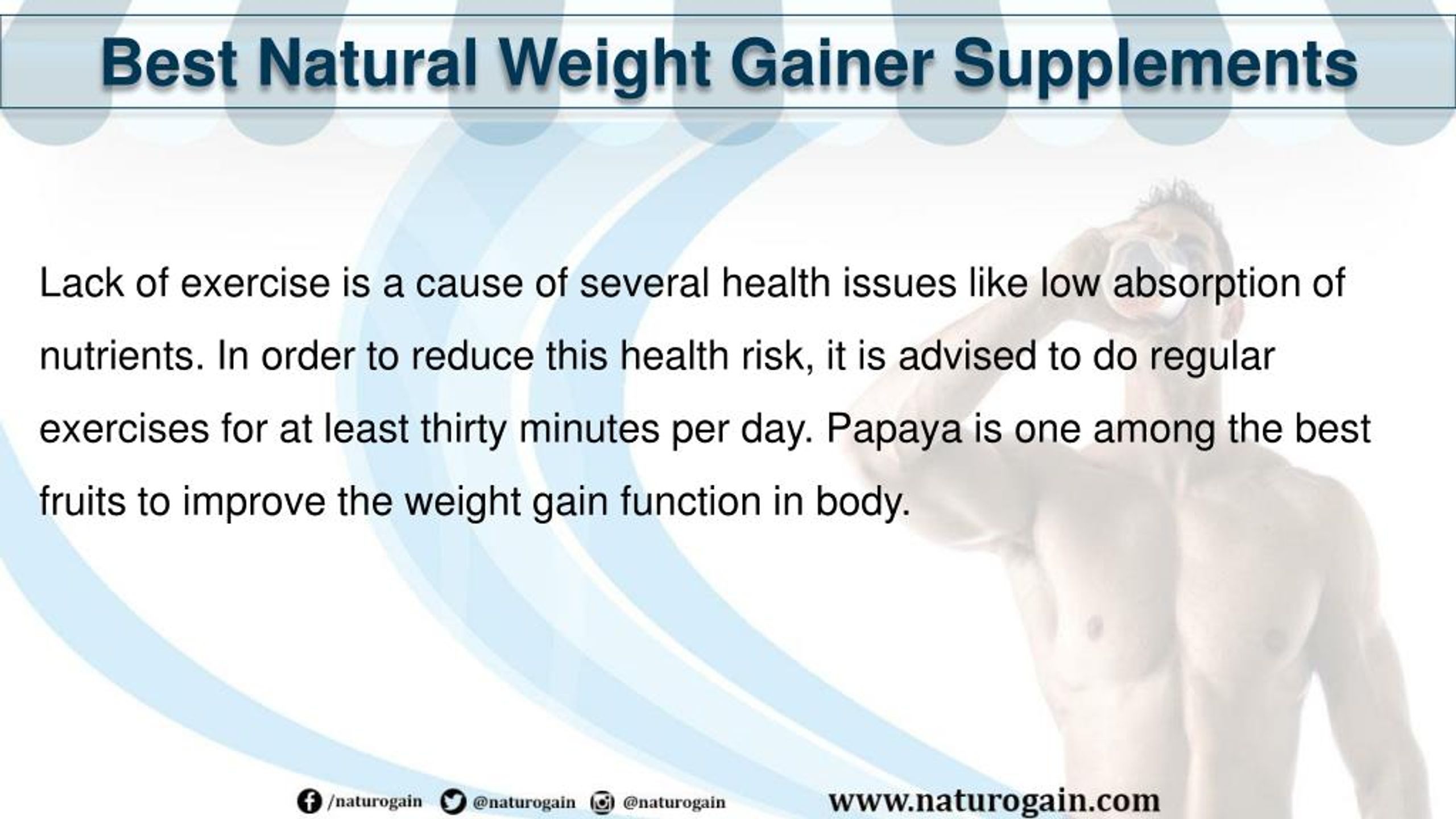 PPT - Best Natural Weight Gainer Supplements for Skinny Guys PowerPoint