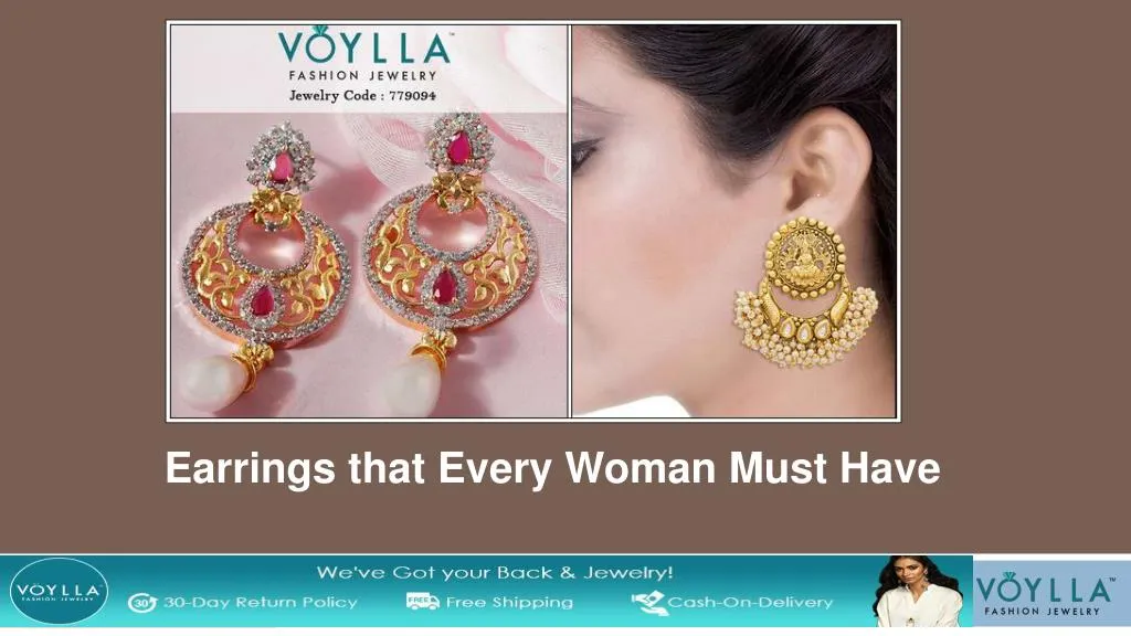 earrings that every woman must have n.