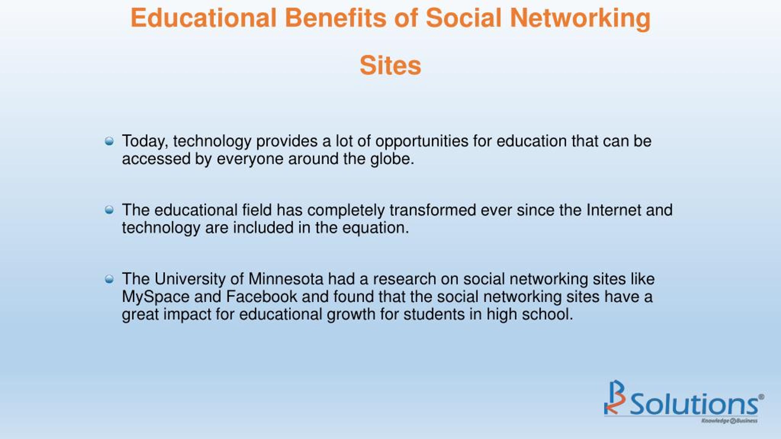 effects of social networking sites on students