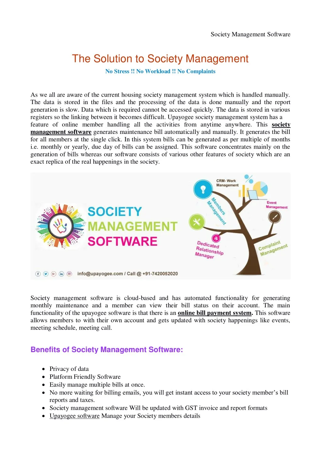 society management software n.