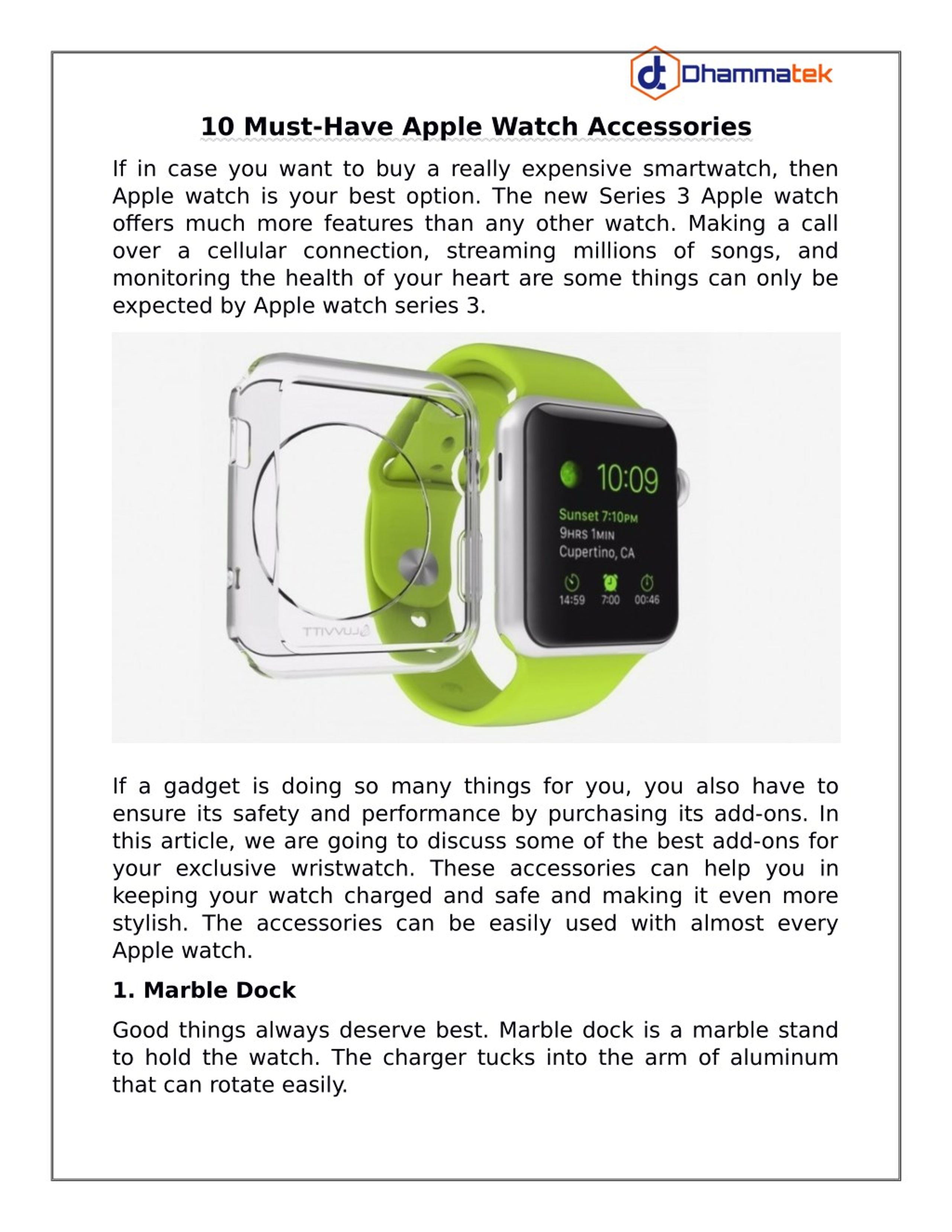 PPT - 10 Must-Have Apple Watch Accessories PowerPoint Presentation