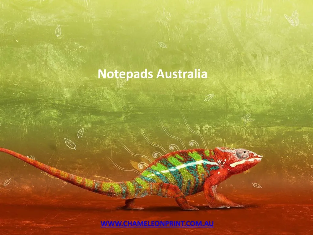 PPT Notepads Australia PowerPoint Presentation, free download ID