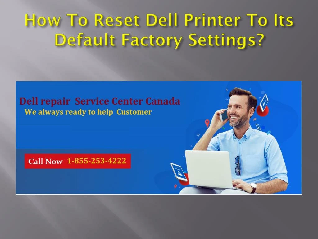 how to reset dell printer to its default factory settings n.
