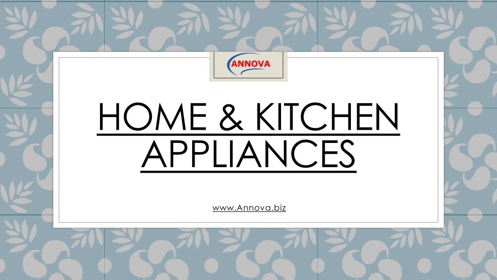 home kitchen appliances n.