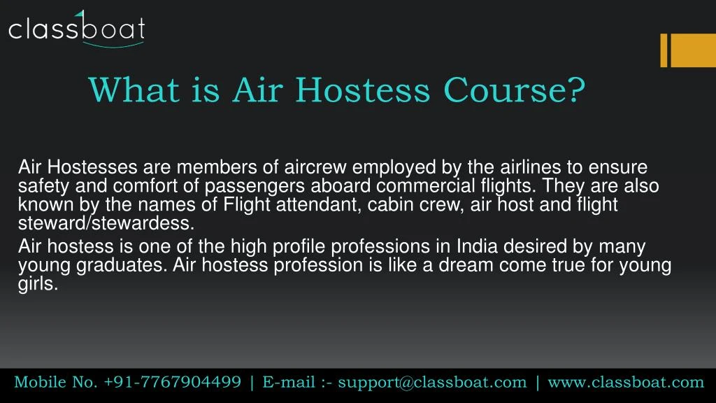 PPT air hostess course in pune PowerPoint Presentation free download PPT air hostess course in pune PowerPoint Presentation free download