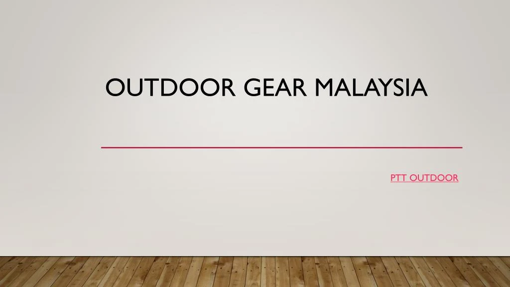 outdoor gear malaysia n.