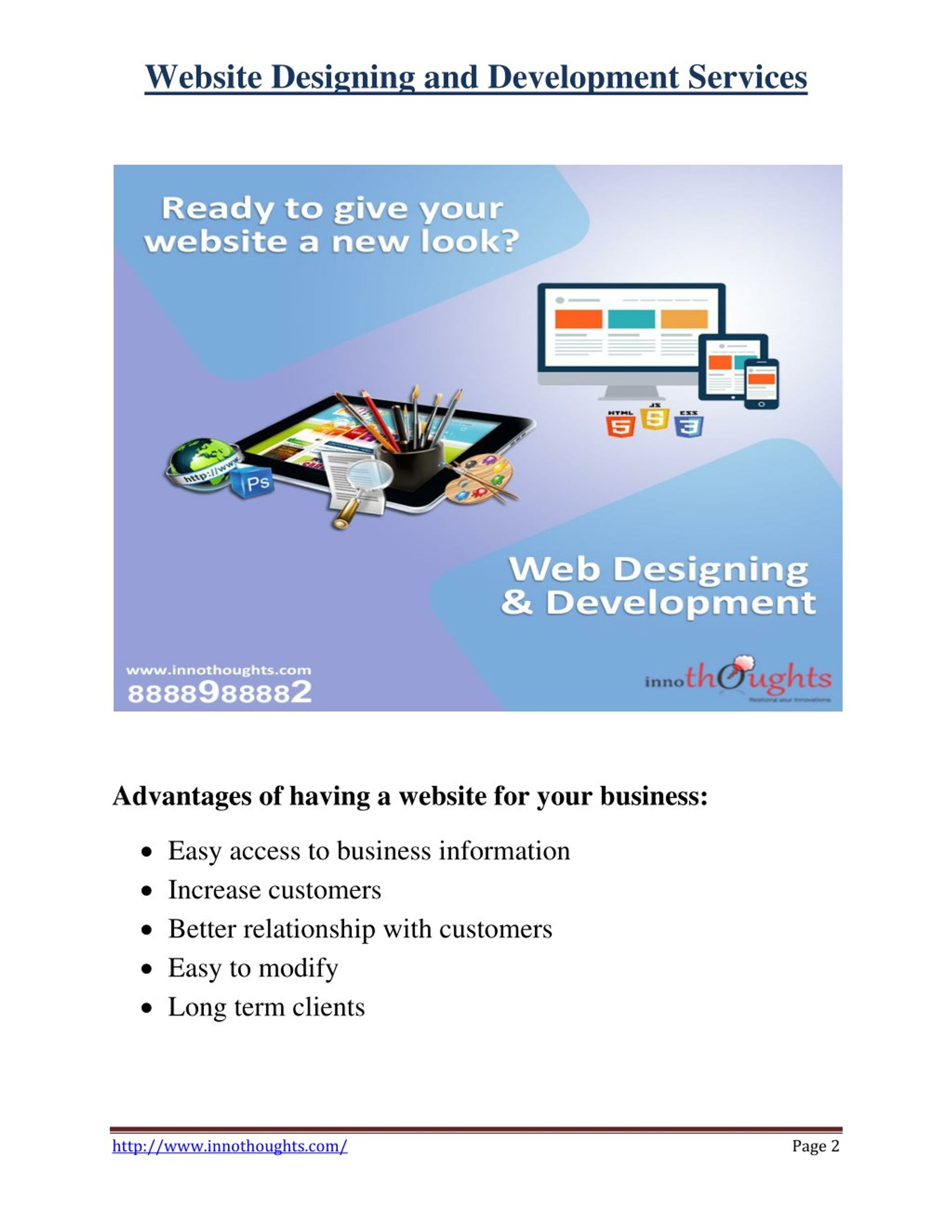 PPT - Effective Website designing and development services for your ...