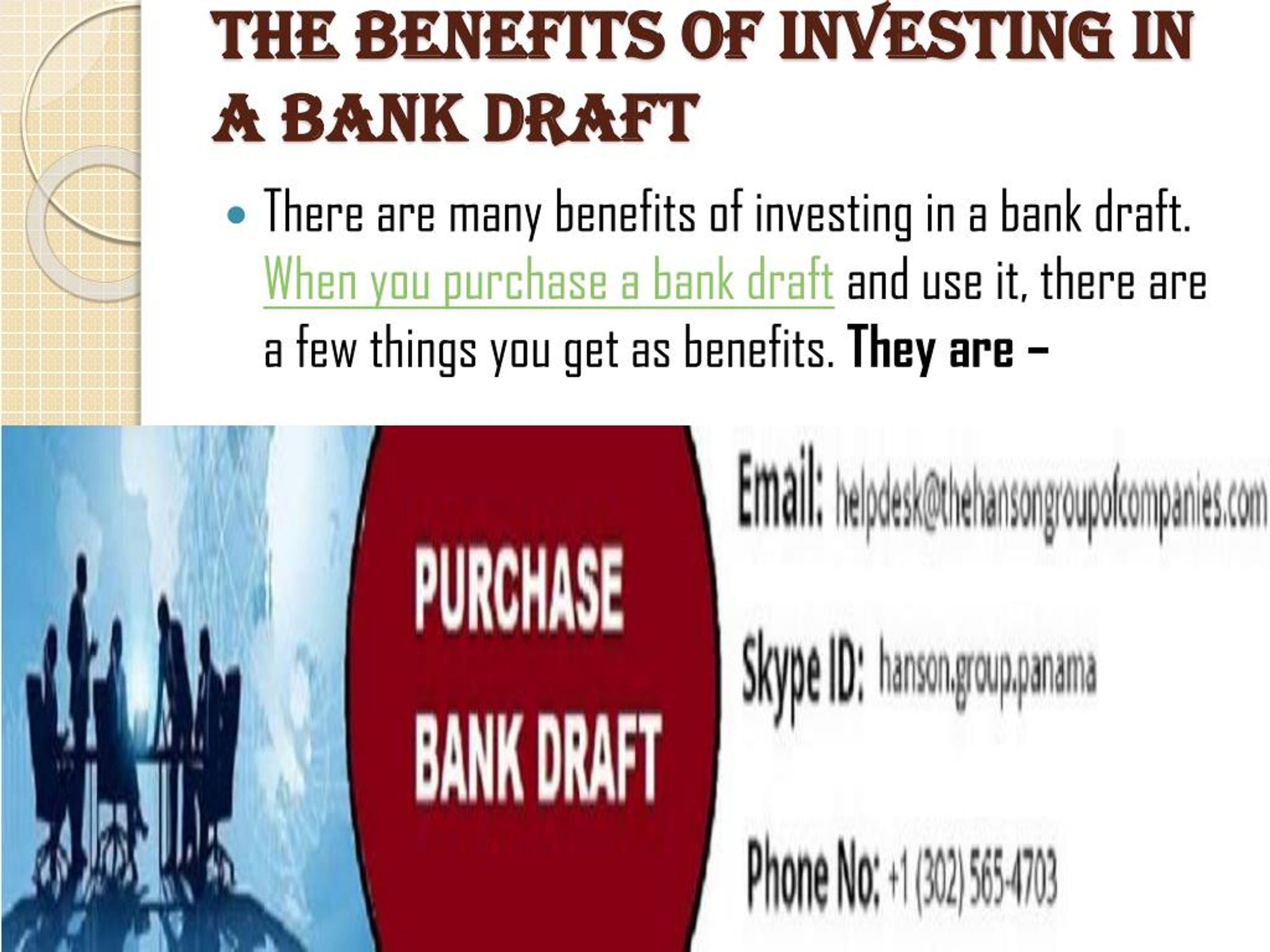 ppt-definition-of-bank-draft-and-it-s-benefits-powerpoint