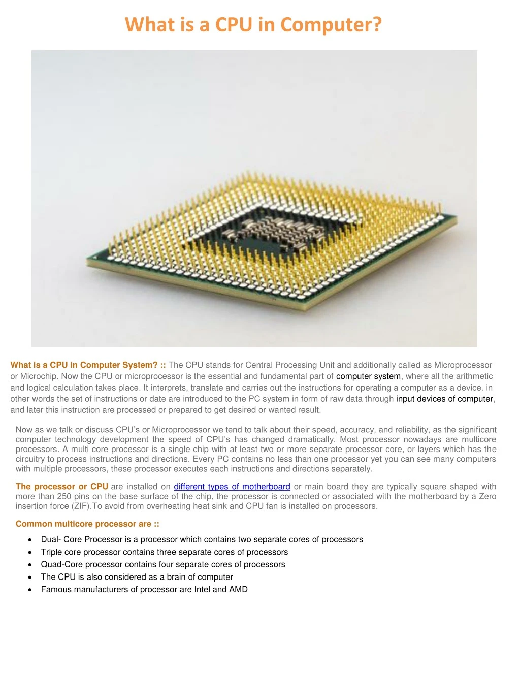 PPT - What is CPU PowerPoint Presentation, free download - ID:7819104