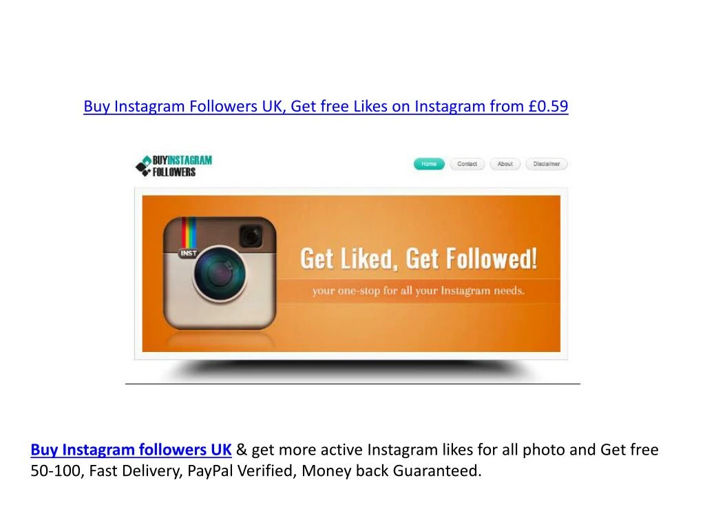buy instagram followers uk get free likes on instagram from 0 59 - active instagram followers uk