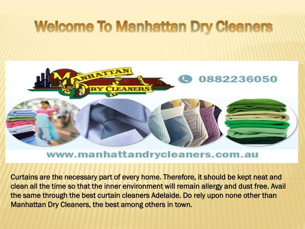 welcome to manhattan dry cleaners n.
