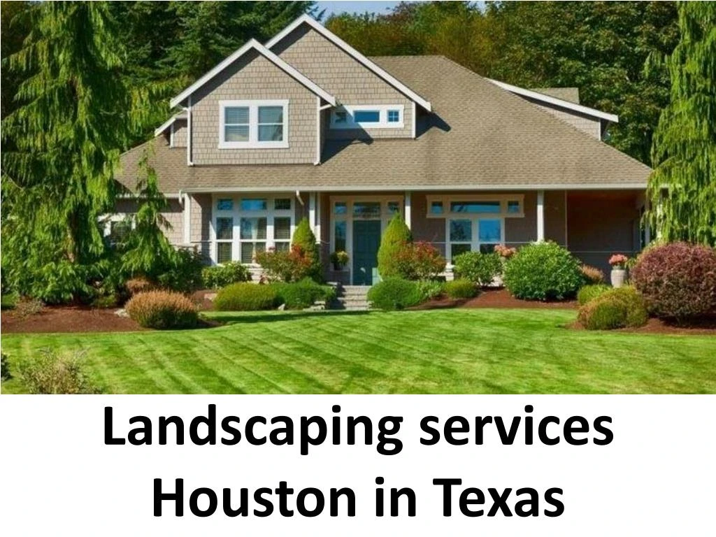 landscaping services houston in texas n.