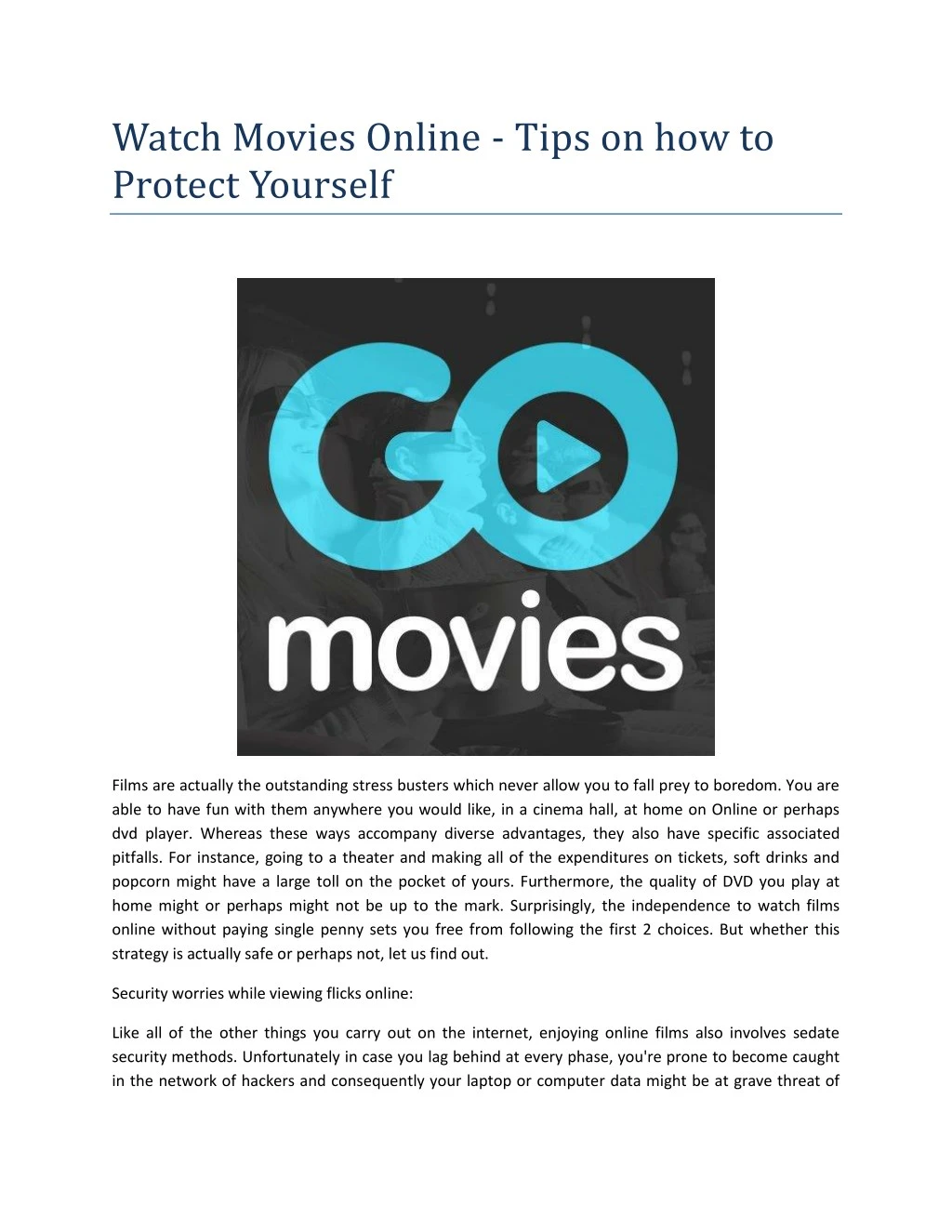 watch movies online tips on how to protect n.