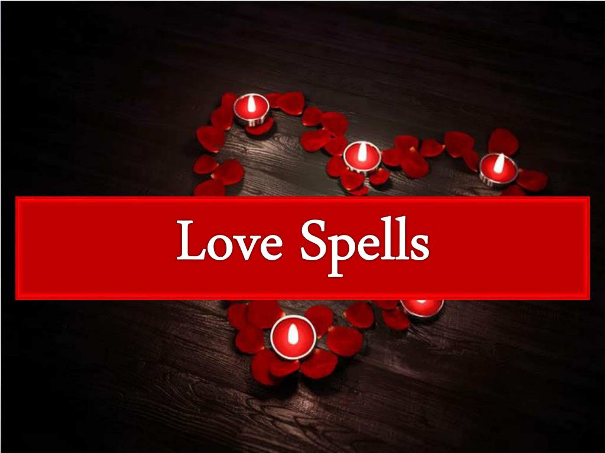 Spells to make someone want you sexually.