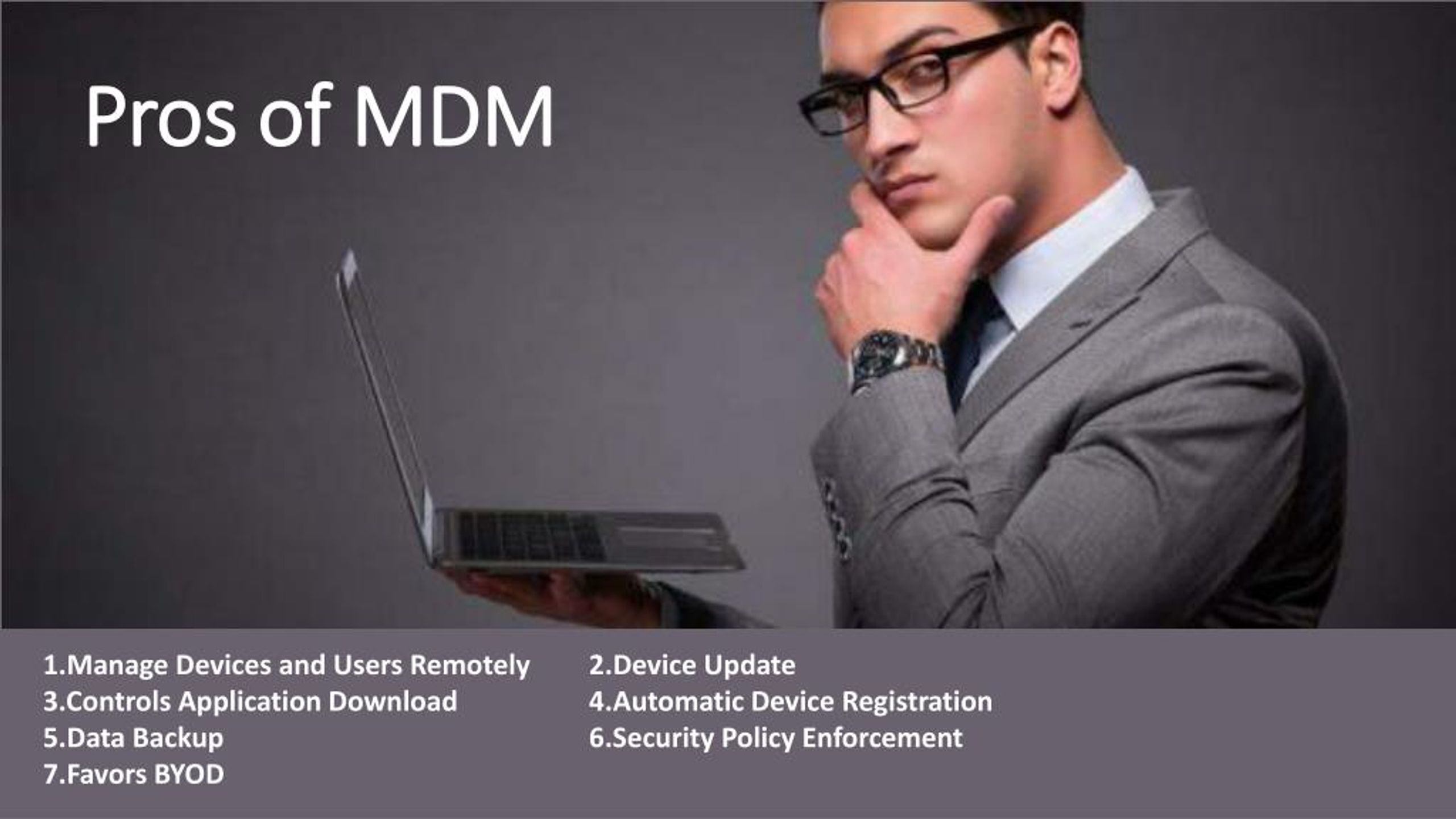 PPT - Pros and Cons of Mobile Device Management PowerPoint Presentation ...