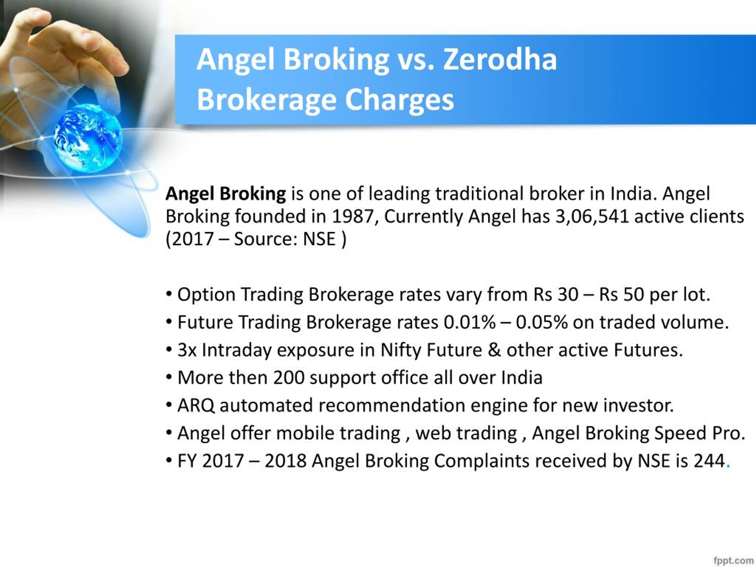 PPT - Compare Zerodha vs Angel Brokerage Charges ...