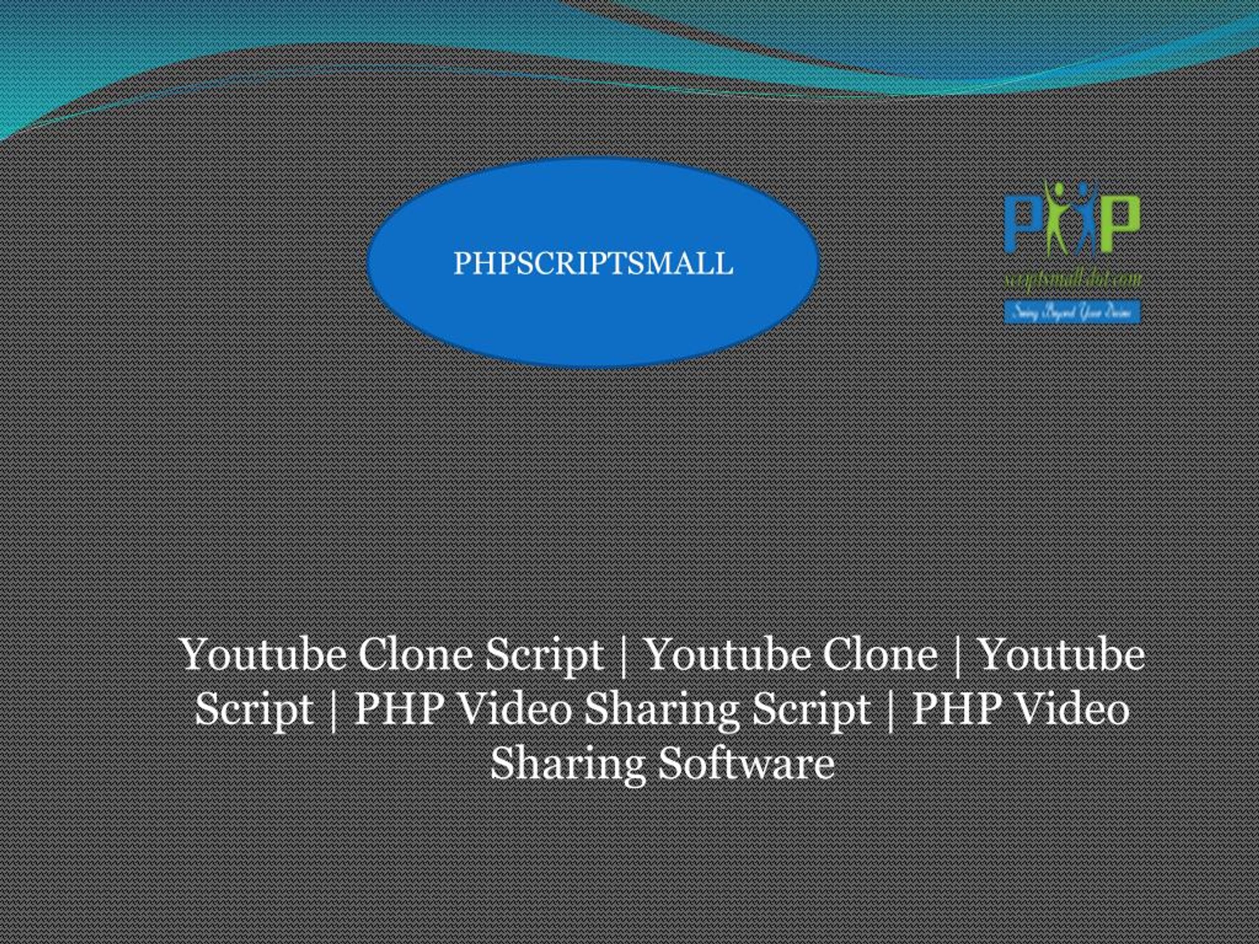 Php Video script. Youtube script