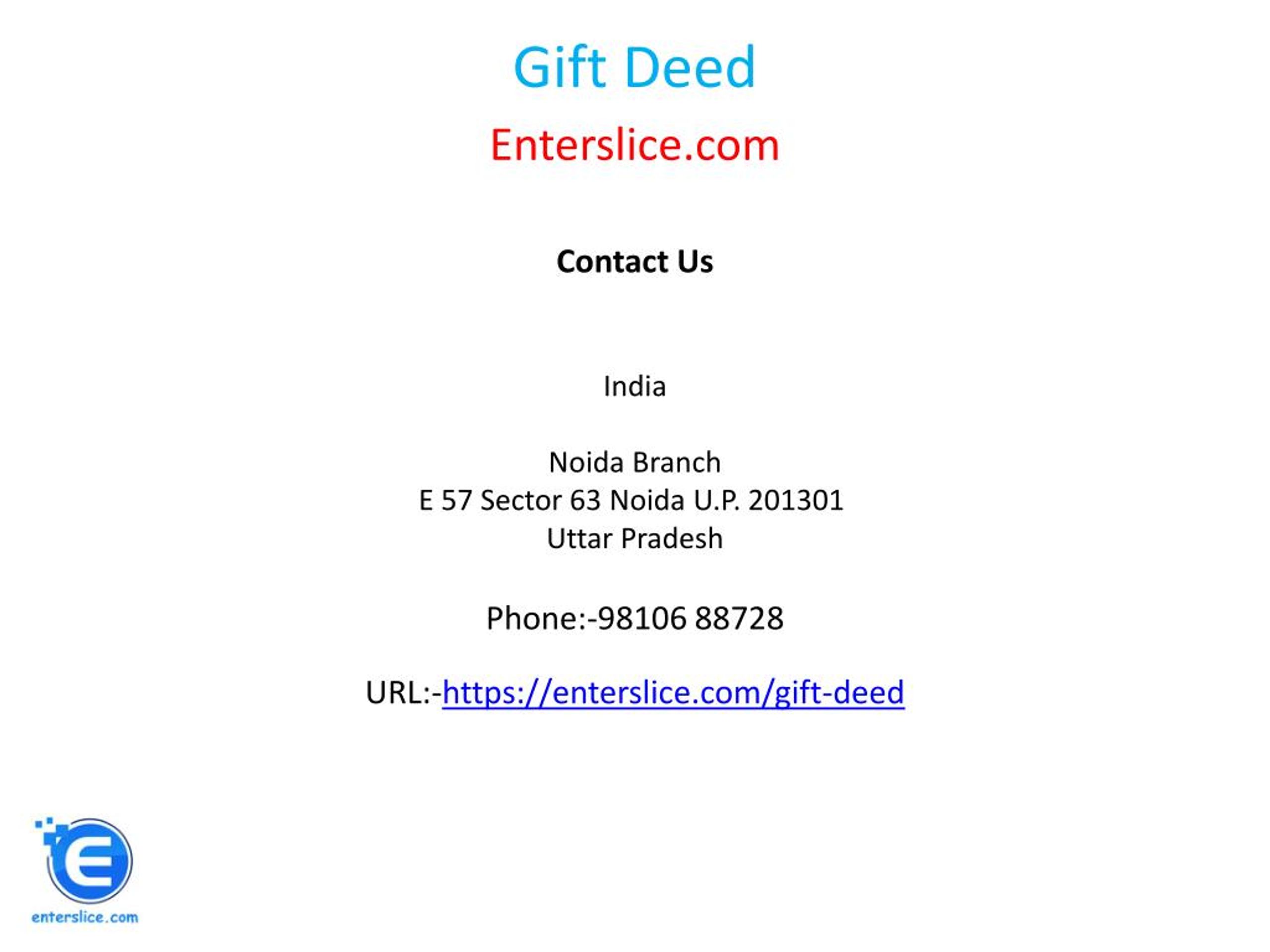 PPT - Gift Deed PowerPoint Presentation, free download - ID:7826027