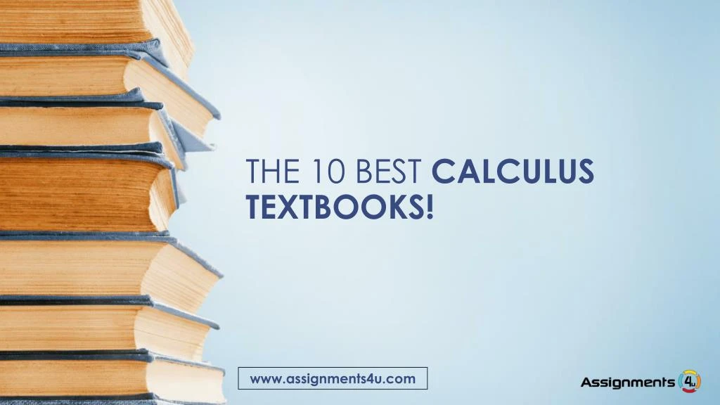 PPT - 10 Finest Books On Calculus PowerPoint Presentation, Free ...