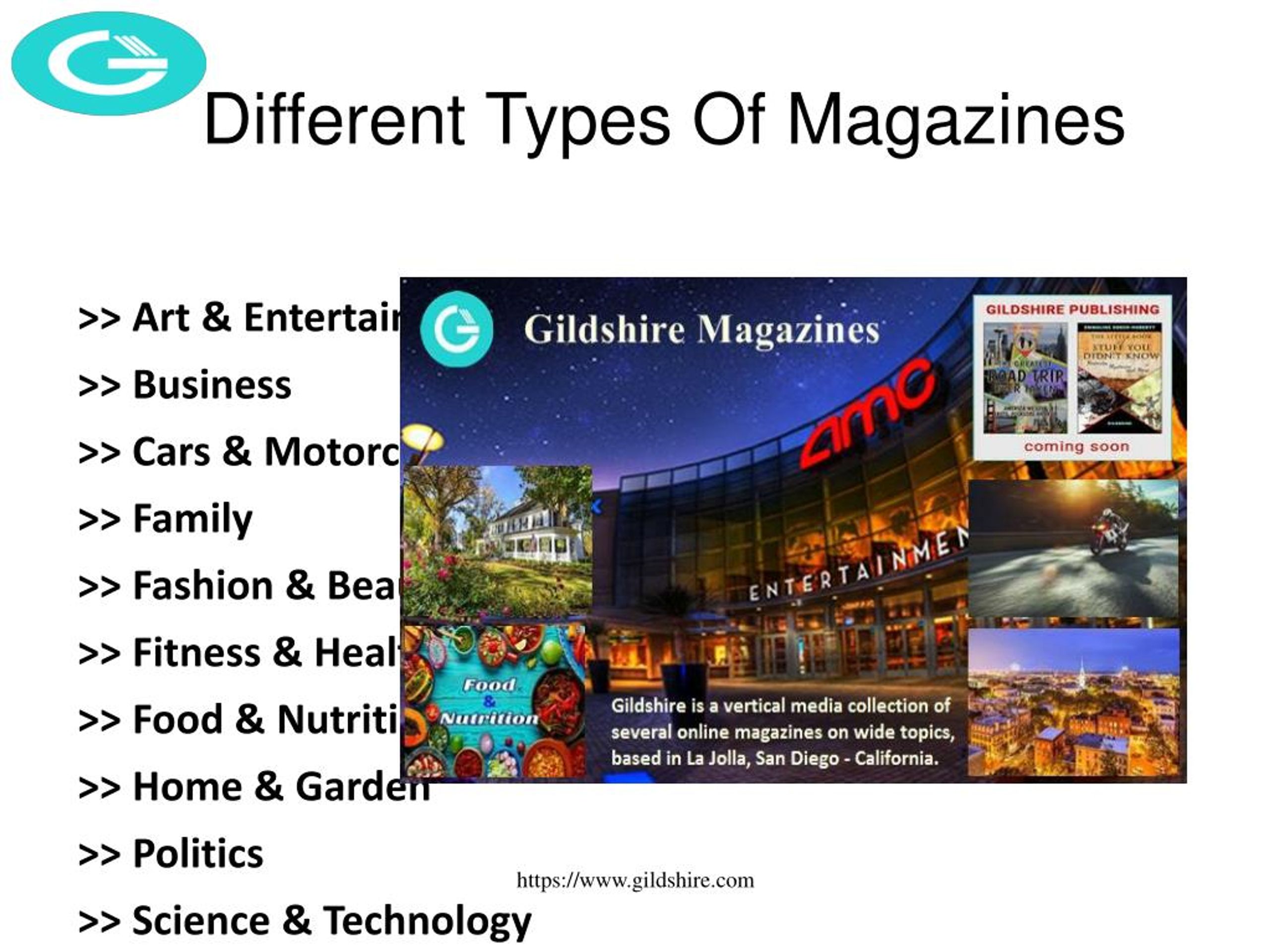 5 Types Of Magazines - Design Talk
