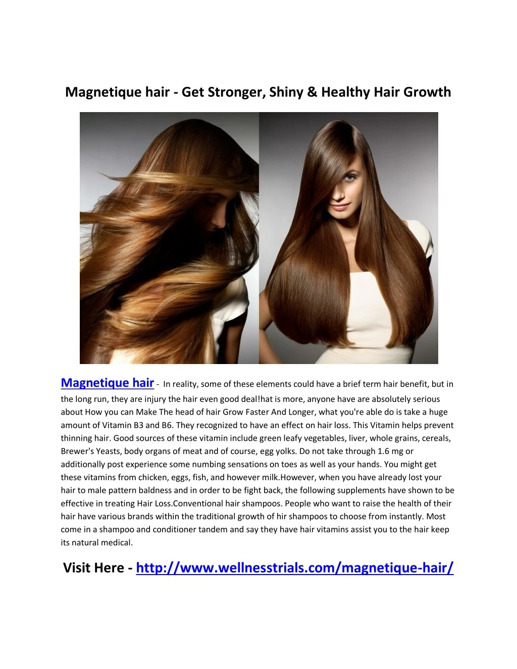 magnetique hair get stronger shiny healthy hair n.