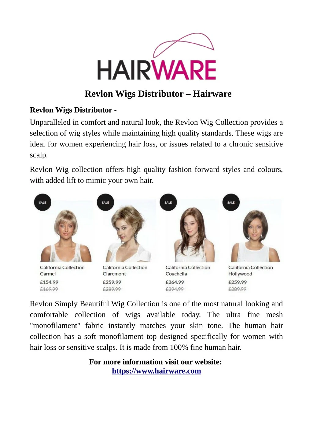 revlon wigs distributor hairware n.