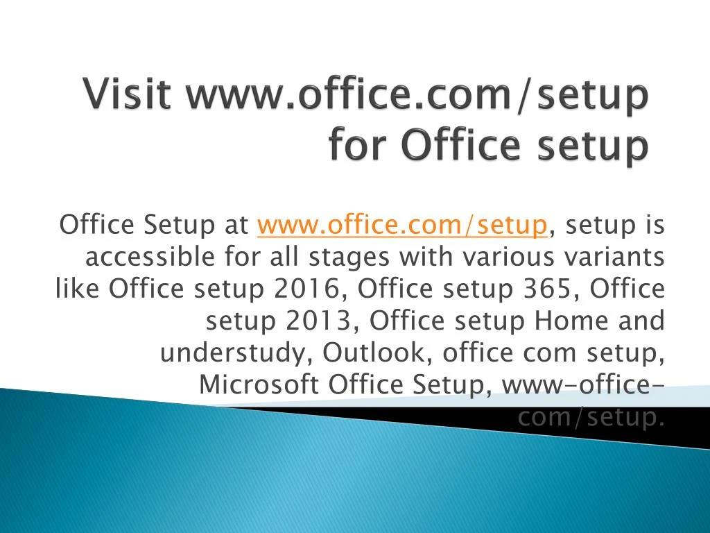 visit www office com setup for office setup n.