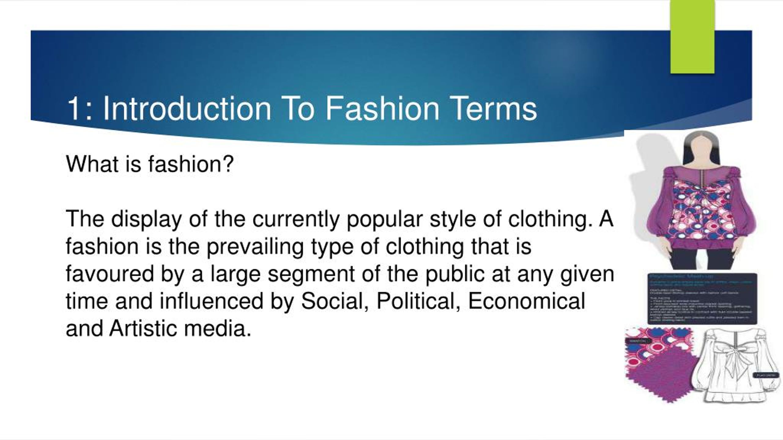 PPT - Amanda Puravankara - Introducing The Fashion Terms PowerPoint ...