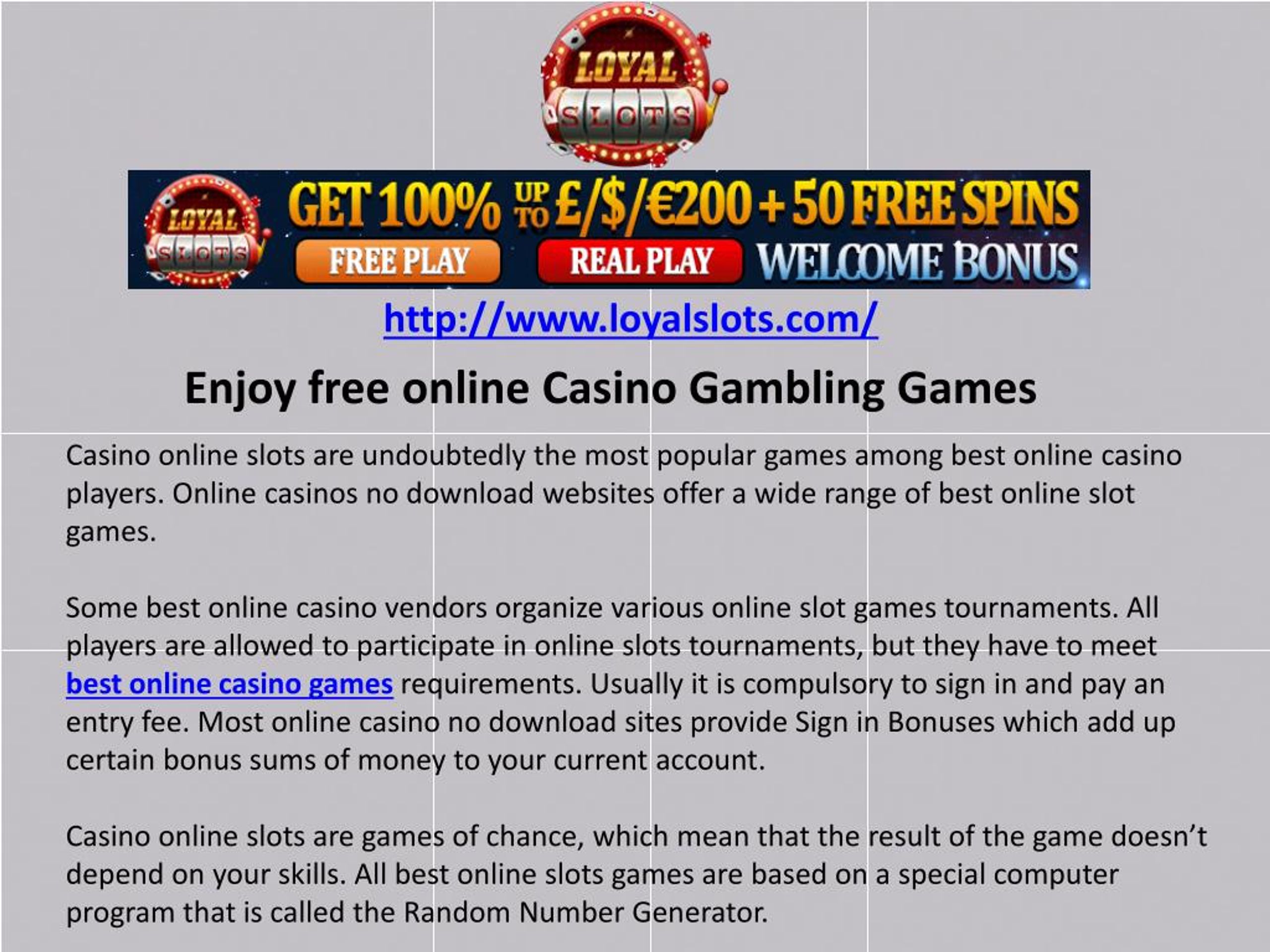 Ppt Enjoy Free Online Casino Gambling Games Powerpoint Presentation Free Download Id 7829123