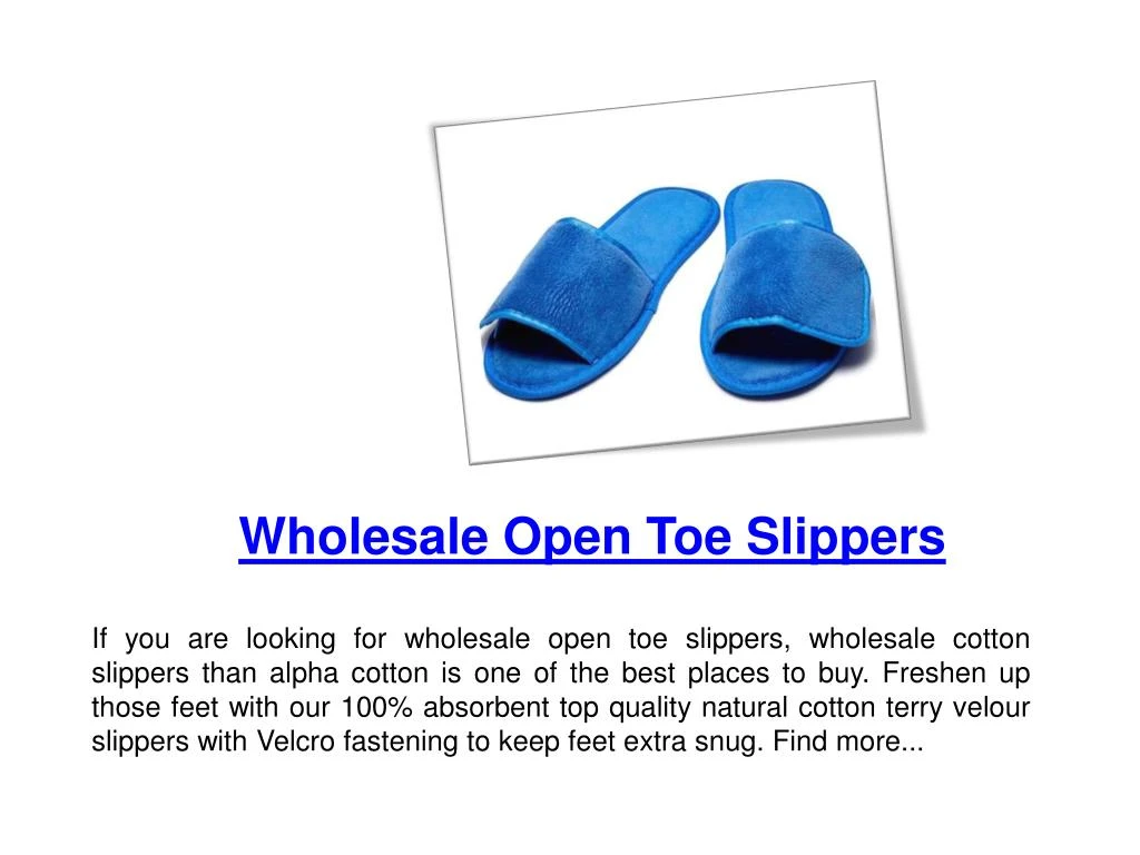 wholesale open toe slippers n.
