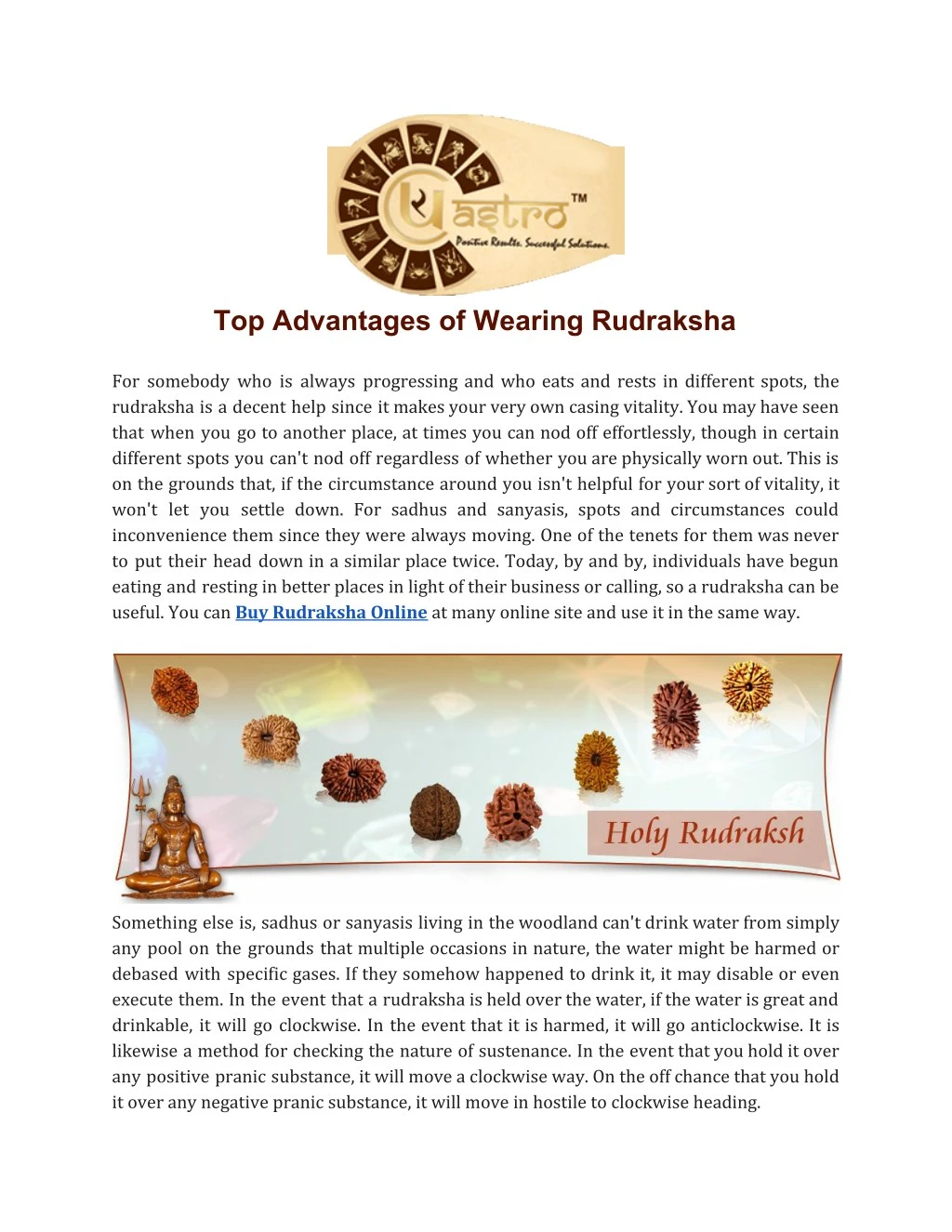 top advantages of wearing rudraksha n.
