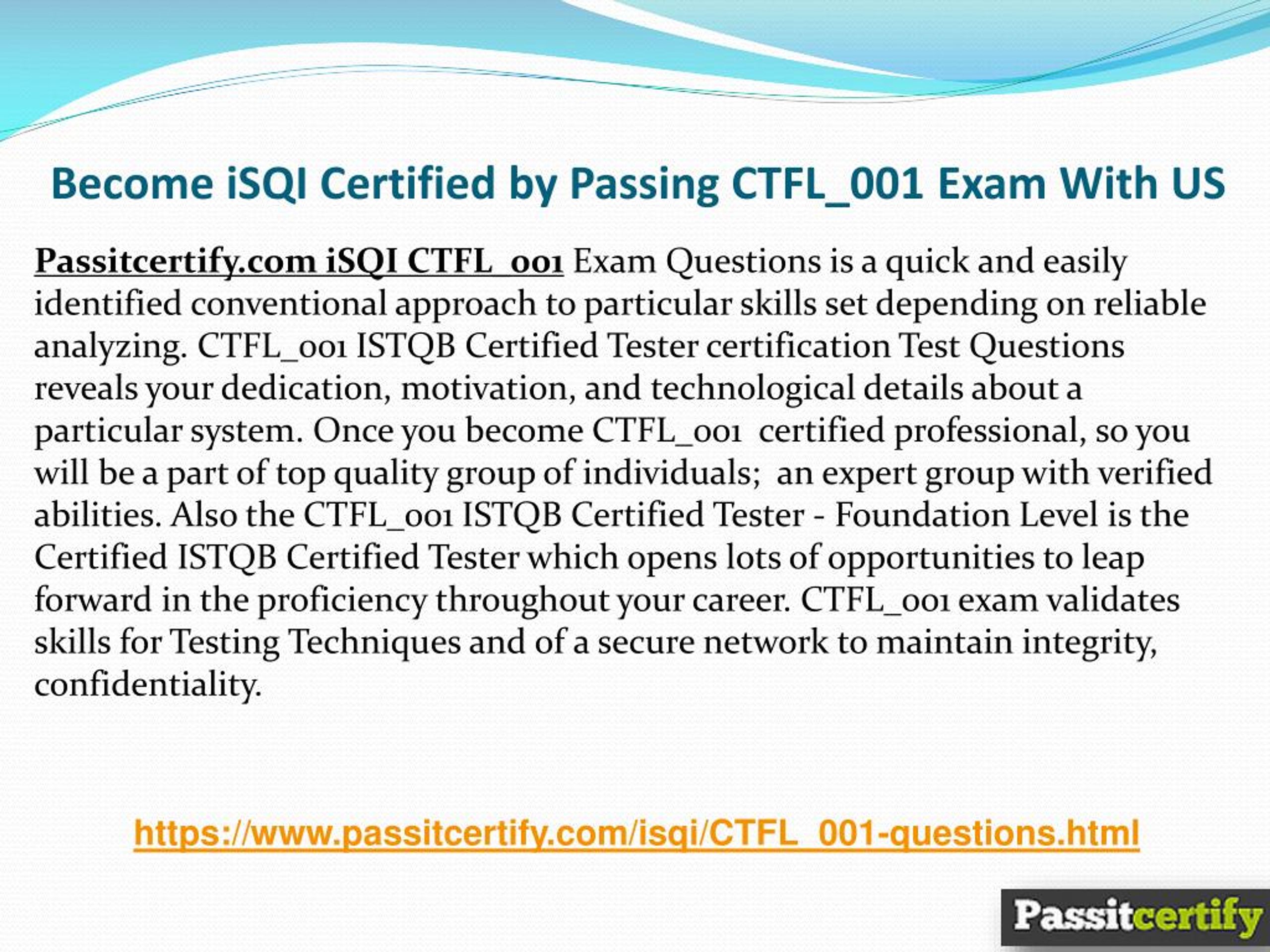 PPT - CTFL_001 iSQI Testing Techniques Practice Test Sns-Brigh10