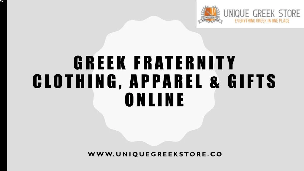 Greek Fraternity Clothing, Apparel 