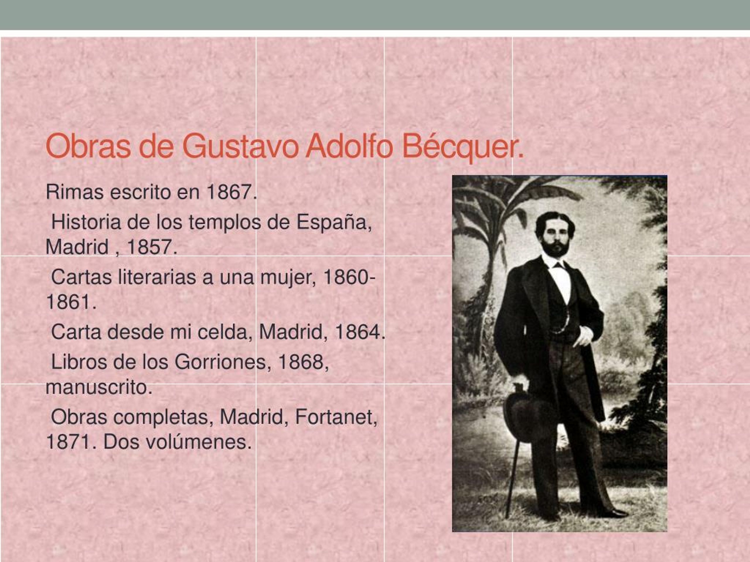 PPT - Gustavo Adolfo BÃ©cquer PowerPoint Presentation, Free Download ...