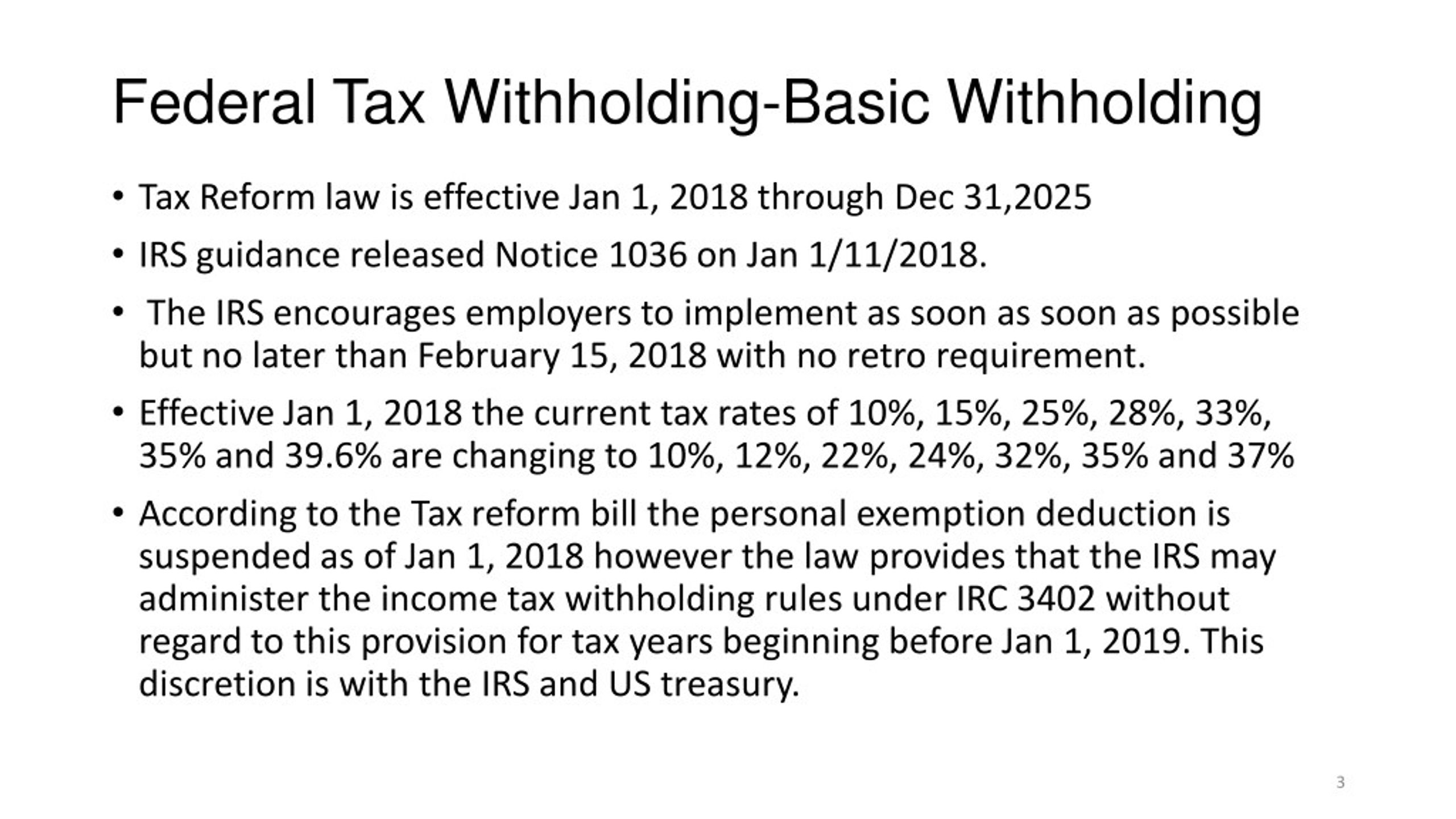 PPT - Webinar On Tax reform for payroll professionals PowerPoint ...