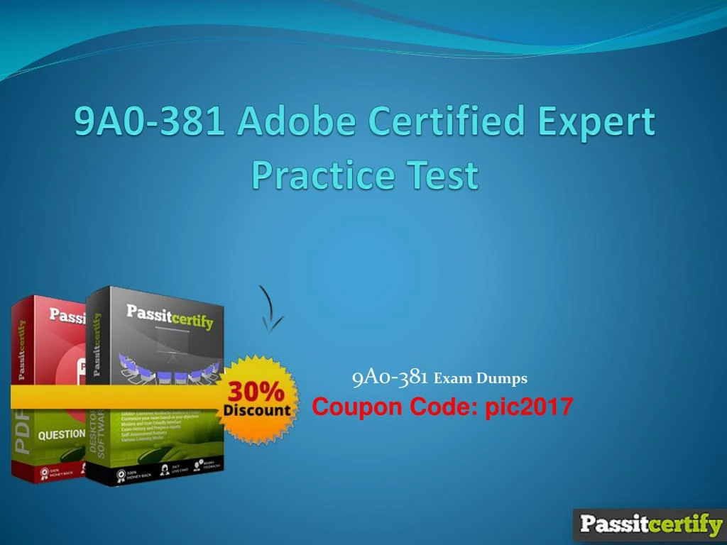 adobe certification sample test