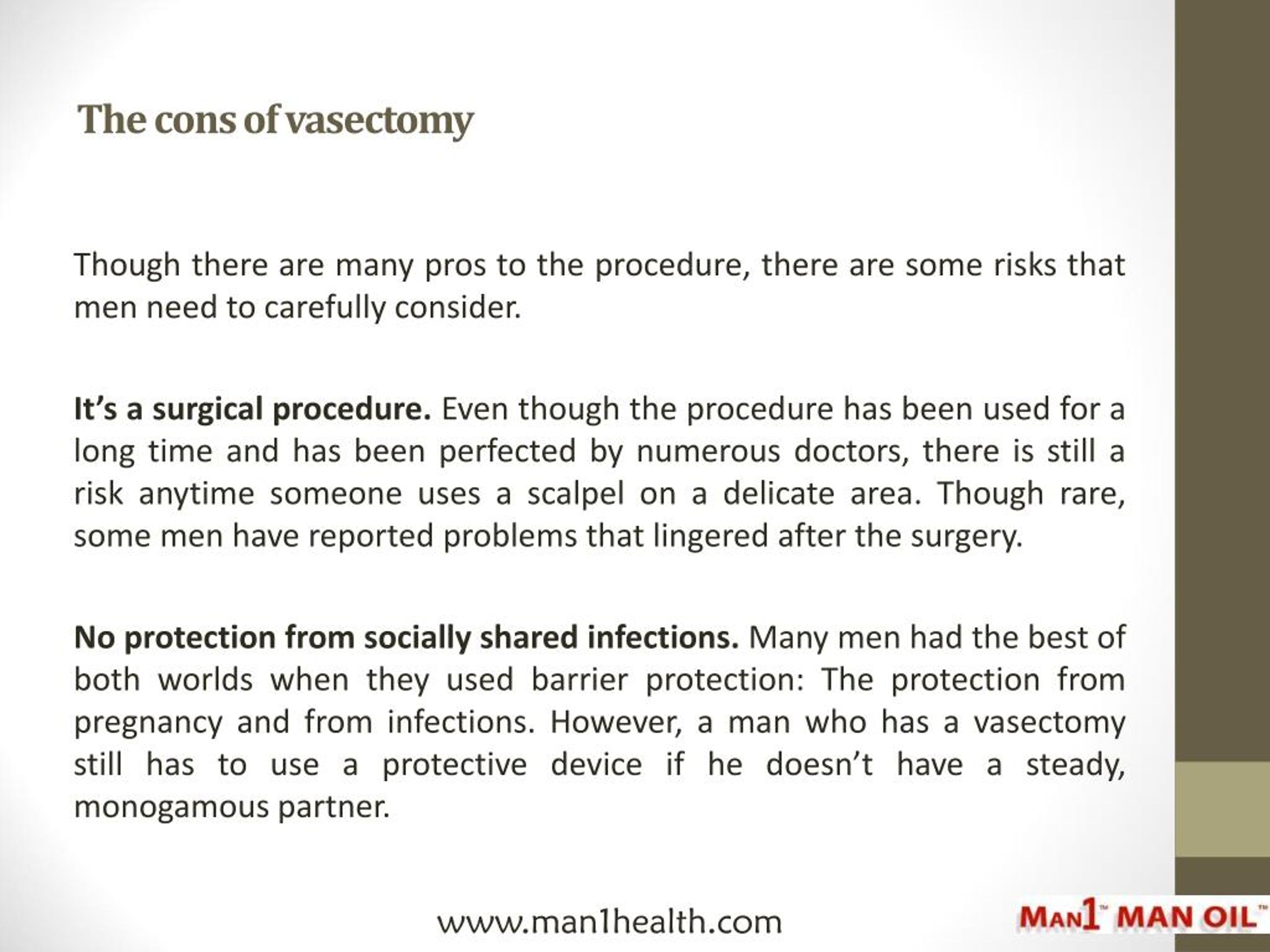 Ppt The Pros And Cons Of Having A Vasectomy Powerpoint Presentation Free Download Id7834570 