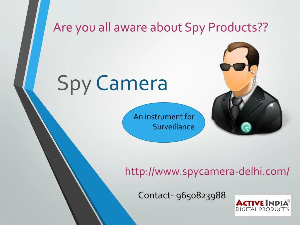spy camera n.