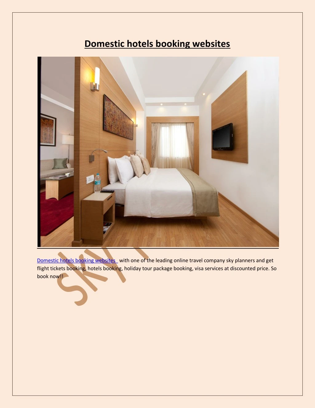 domestic hotels booking websites n.