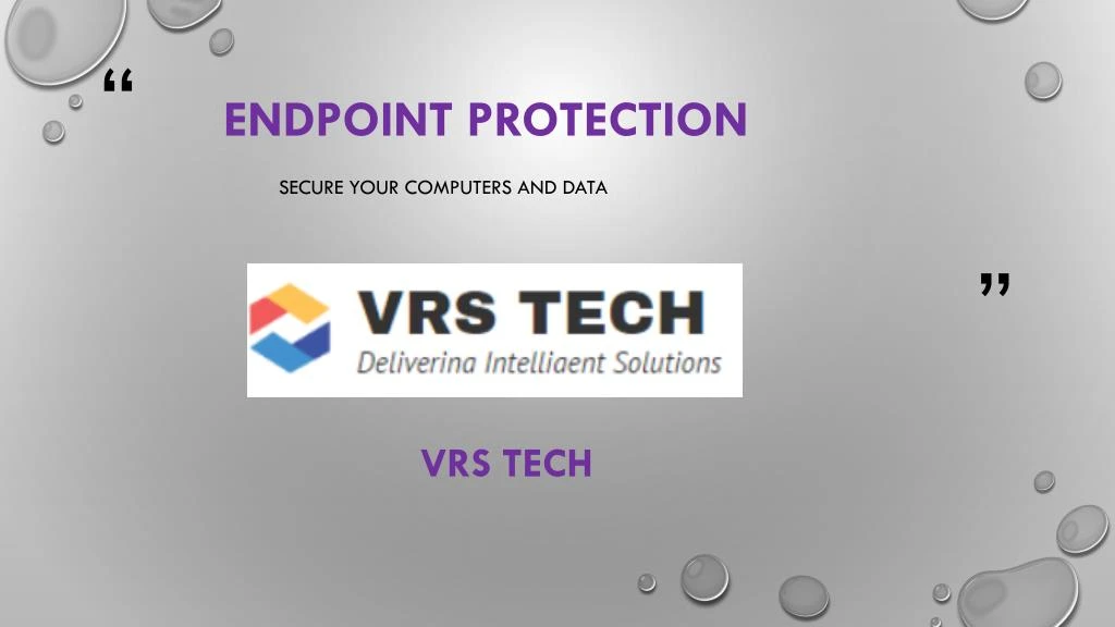 endpoint protection n.