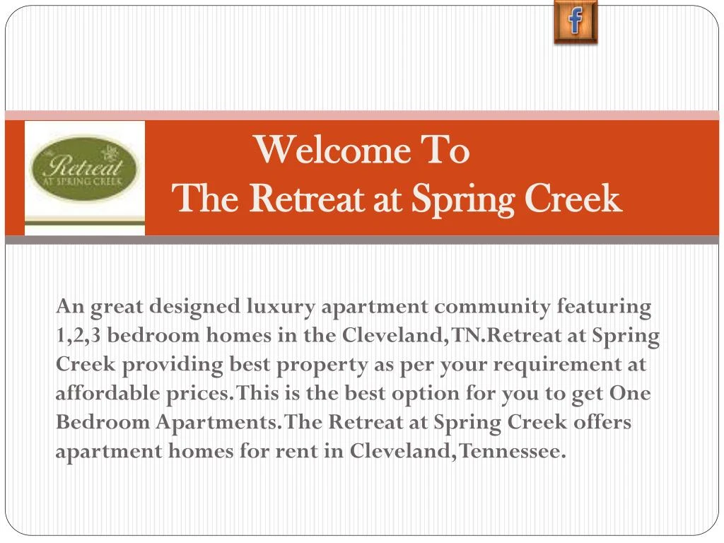 welcome to the retreat at spring creek n.