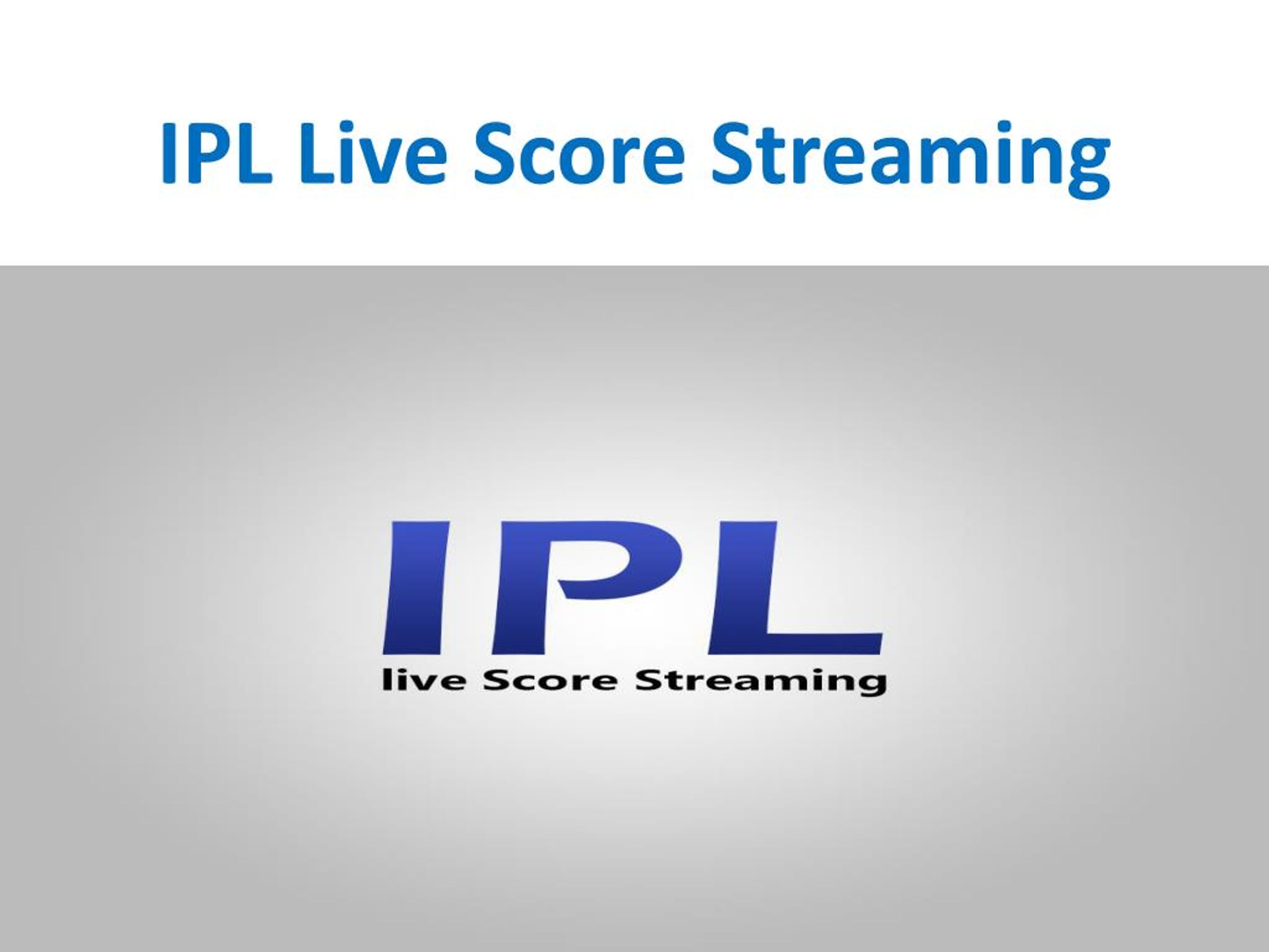 PPT - Watch Sony Max Live IPL 2018 here with Latest Updates PowerPoint Presentation