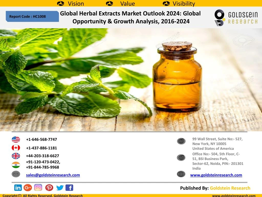 PPT - Global Herbal Extracts Market PowerPoint Presentation, free ...