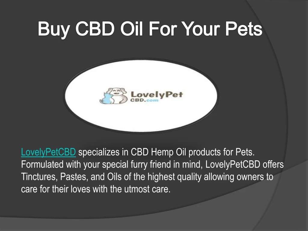 lovelypetcbd specializes in cbd hemp oil products n.